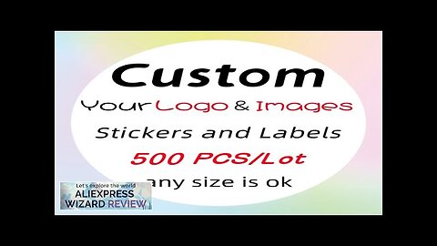 500PCS Custom Stickers and Customized Logo Wedding Birthday Gift Box Stickers Design Review