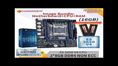 HUANANZHI X99 P4F LGA 2011-3 XEON X99 Motherboard with Intel E5 2650 Review