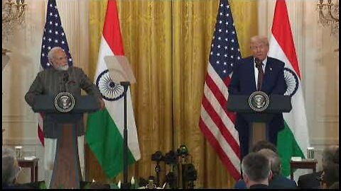 President Trump Hosts a Press Conference with Prime Minister Narendra Modi [Full]