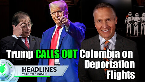 Trump CALLS OUT Colombia on Deportation Flights; IRS Agents to Border; AOC's Coffee; Bill Gates; CIA