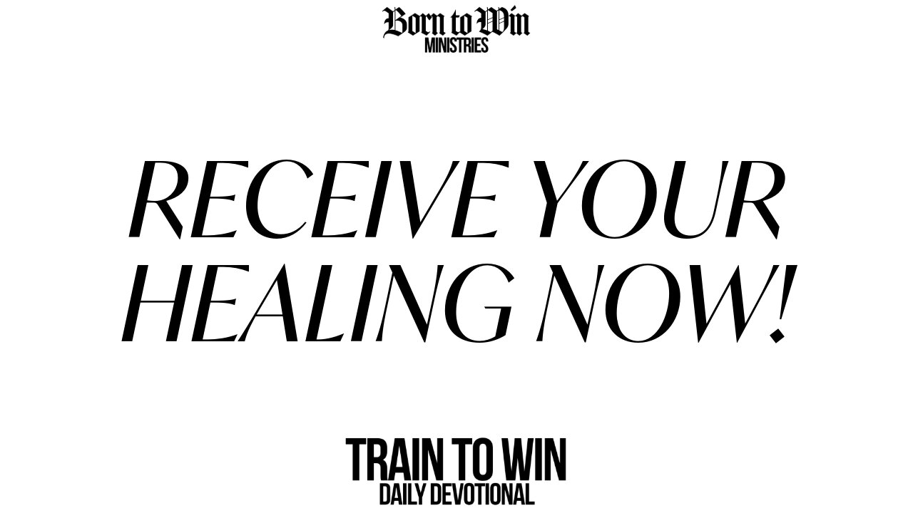 RECEIVE YOUR HEALING NOW!