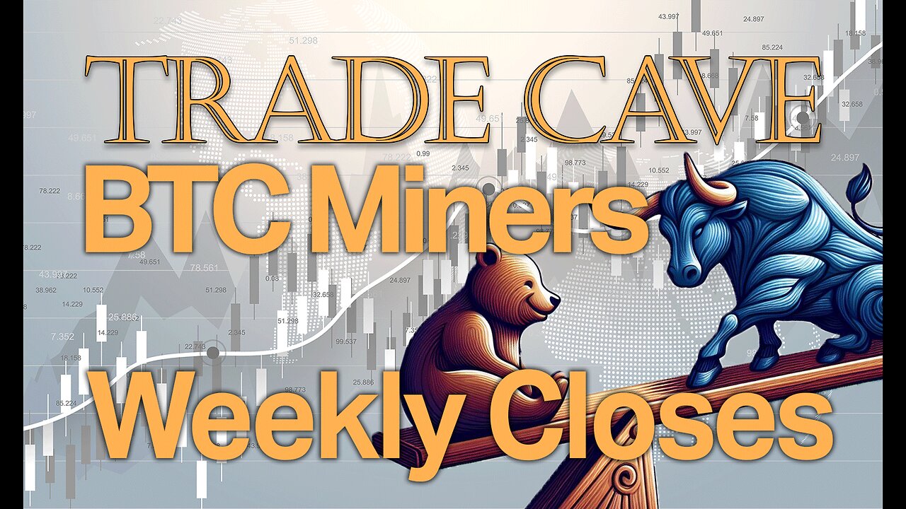 WEEKLY CLOSES: CLSK, BITF, BTBT, RIOT, MARA, IREN, CIFR, CORZ, WULF, CAN, BTDR