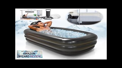 Portable Bathtub AdultIce Bath Tub For AthletesInflatable Bathtub Including Air PumpEasy Review