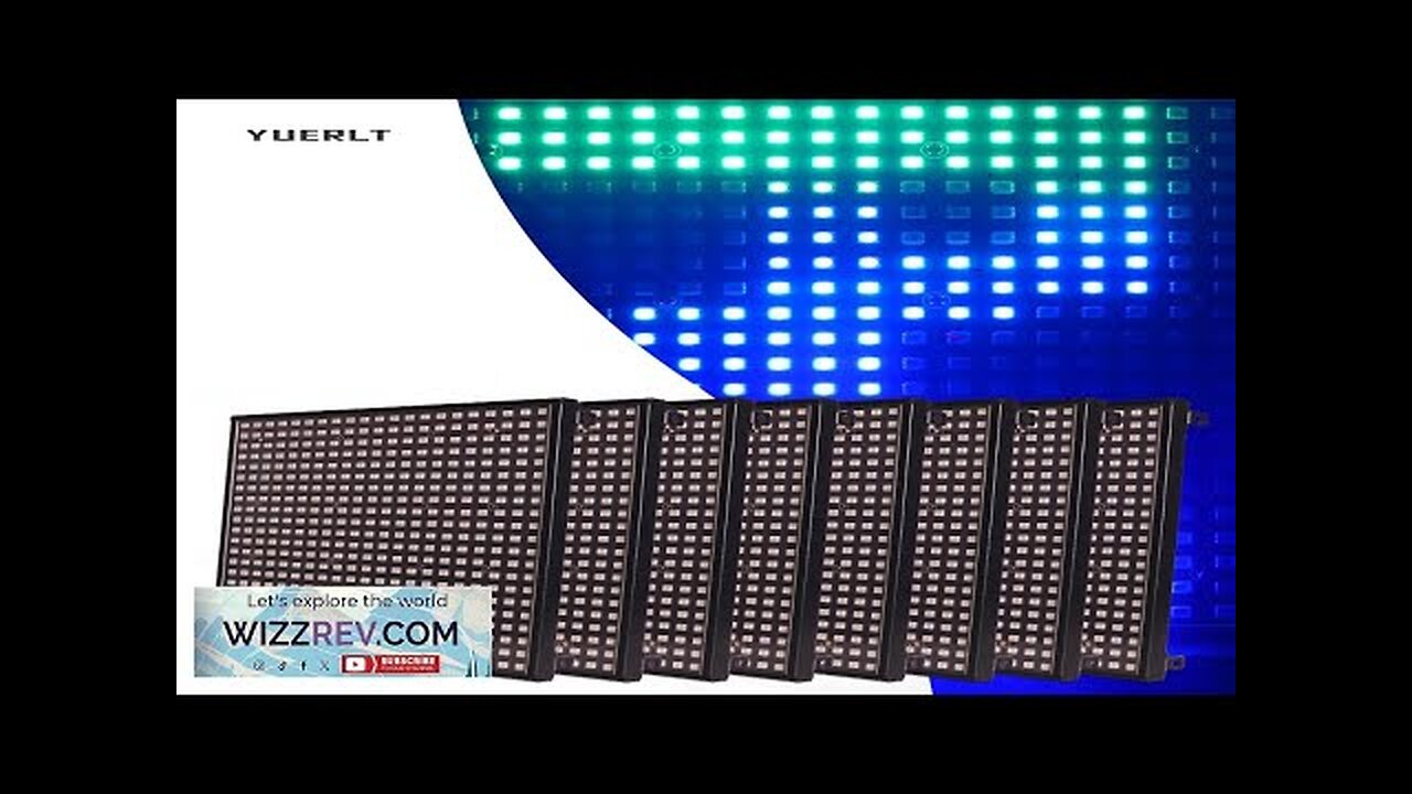 8Pcs/lot LED 441 strobe light 147 segment RGB full color pixel light Review