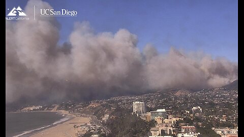 Massive Fire in LA County. Live Video and Audio