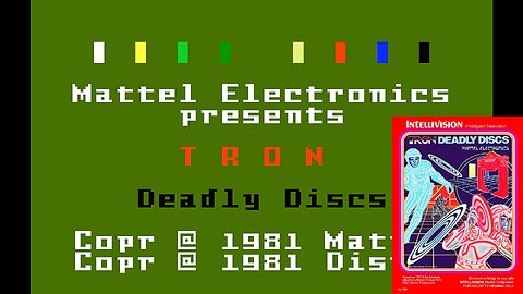 TRON DEADLY DISCS (Intellivision) (Gameplay-Commentary)