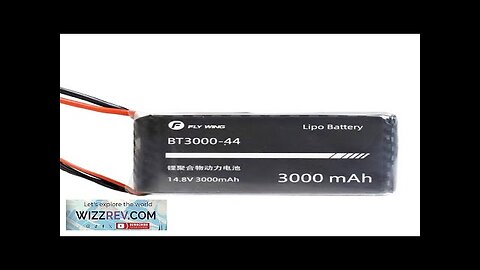 FLY WING FW450 4S 14.8V 3000mAh Helicopter XT60 Plug Lithium Battery Review