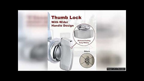 RV Thumb Cam LockKeyless Thumb Twist Operated for Boat RV Storage Compartment Review