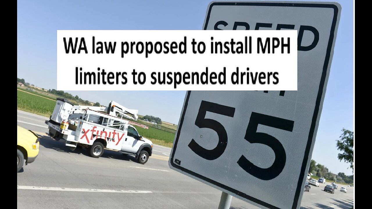 WA law would install MPH limiters for suspended drivers