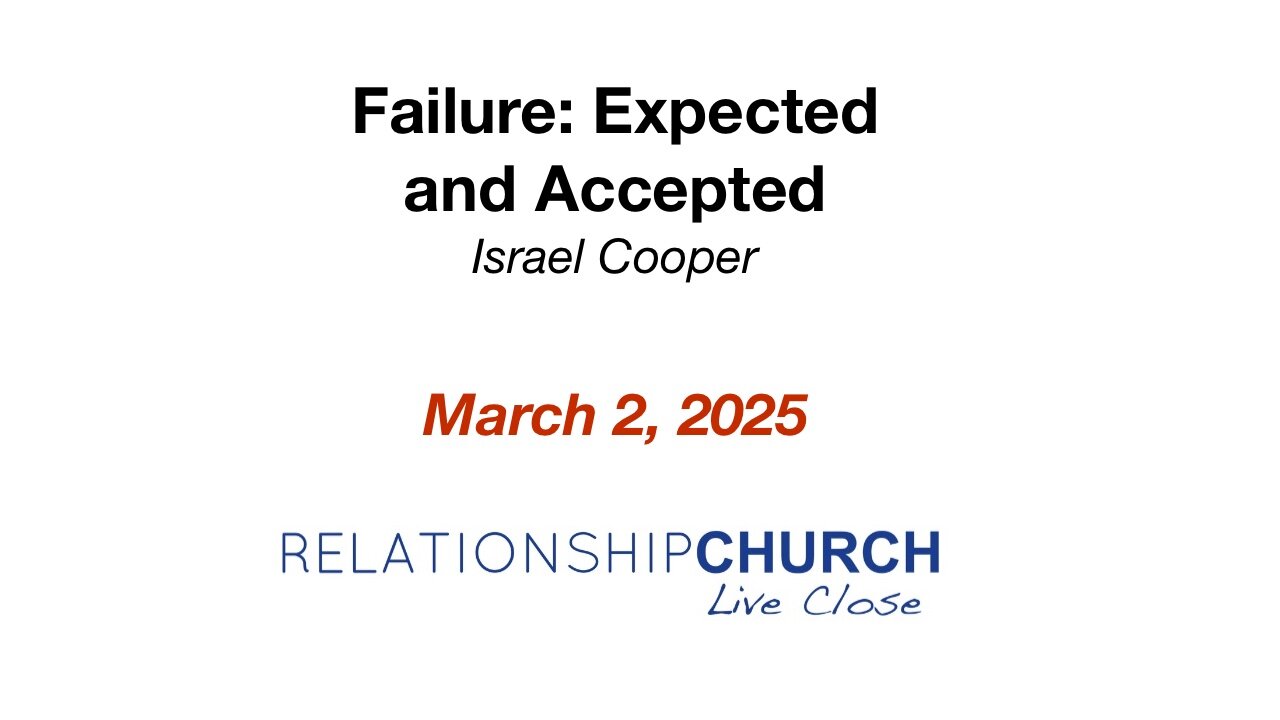 Failure : Expected and Accepted