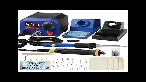 VEVOR Wood Burning Kit 250~700°C Adjustable Temperature with Display Dual Output Port Review