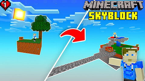 Can I Survive on This Tiny Island? | Minecraft Skyblock Episode 1