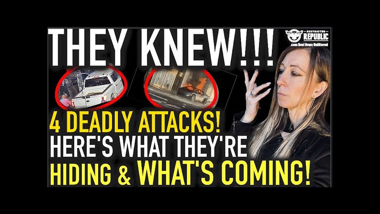 THEY KNEW! 2025 & BANG! 4 Deadly Attacks! Here’s What They’re Hiding & What’s COMING!