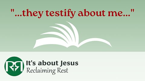 It's about Jesus | Reclaiming Rest