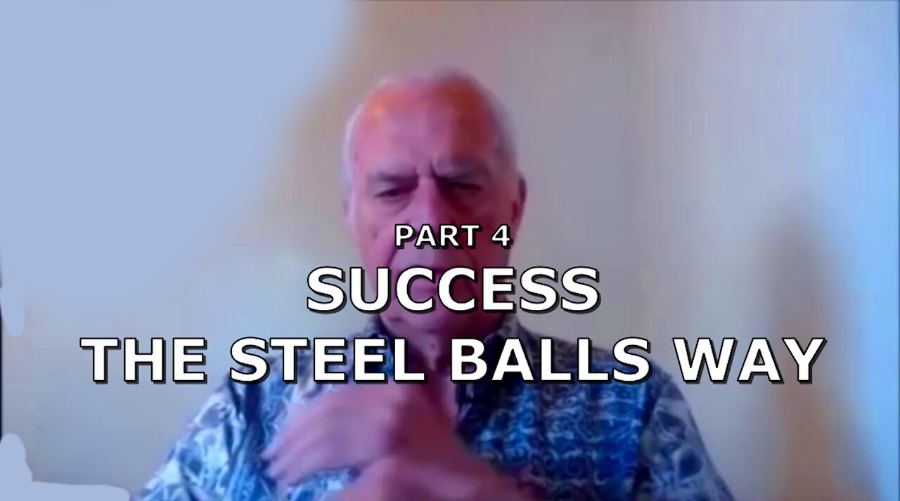 PART 4 SUCCESS THE STEEL BALLS WAY