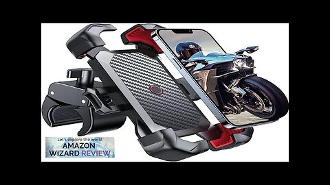 JOYROOM Motorcycle Phone Mount 1s Auto Lock 100mph Military Anti-Shake Bike Phone Holder Review