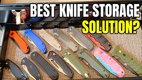 Where do you Store your Knives - Knife Storage Solution Upgrade