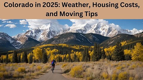 Living in Colorado in 2025 Weather Housing Cost, and Moving Tips