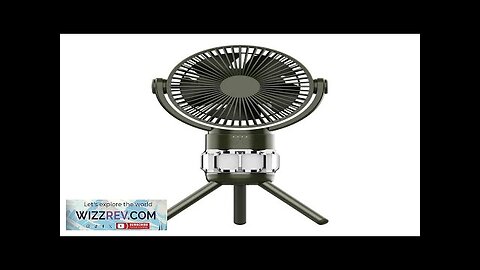 10000mAh Portable Camping Fan Rechargeable with Magnetic Remote Control Foldable Tripod Review