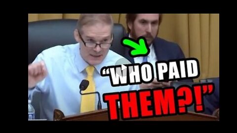 Jim Jordan Just Exposed Something Truly Sinister...!