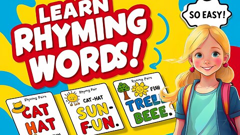 📚✨ Fun & Easy Rhyming Words for Kids! 🎉🎤