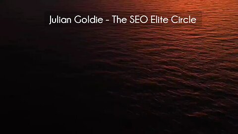 (courseslibrary.com)Julian Goldie - The SEO Elite Circle Course download