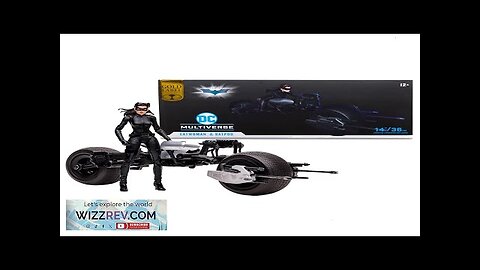 DC: The Dark Knight Rises: 7 Inch Scale Vehicle: Batpod With Catwoman Review