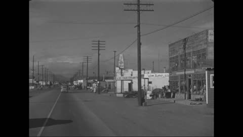 Library Stock Shot #683 (Original 1900s Black & White Film)