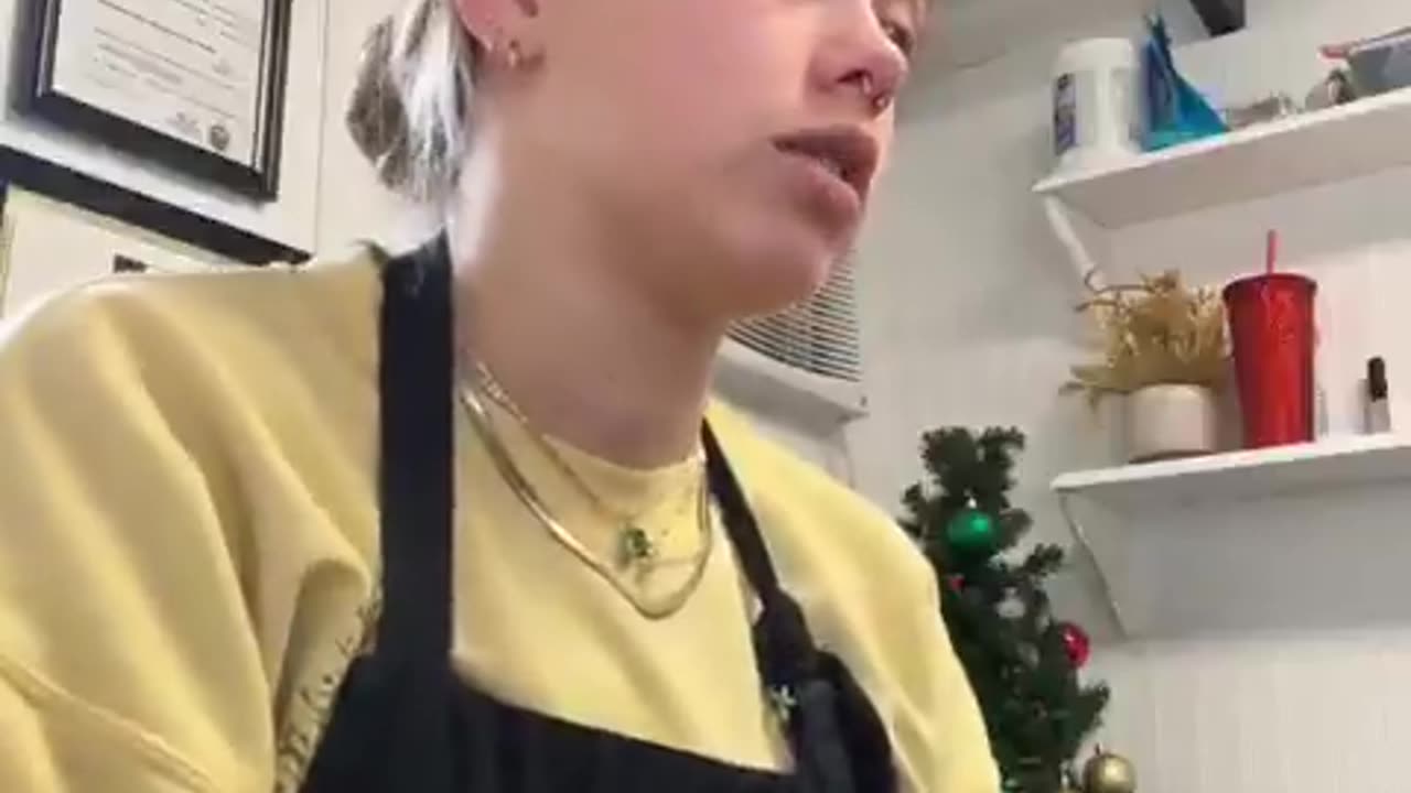 This is psychotic. A complete scam to get her money back after being provided a service...