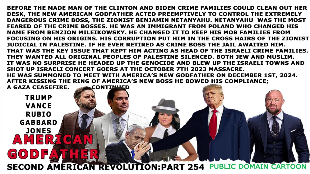 SECOND AMERICAN REVOLUTION - part 254- ZIONISM