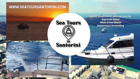 2025 in Santorini enjoy best Boat Tours | Explore the Caldera sea , Volcano & Sunset! 🌊🚤