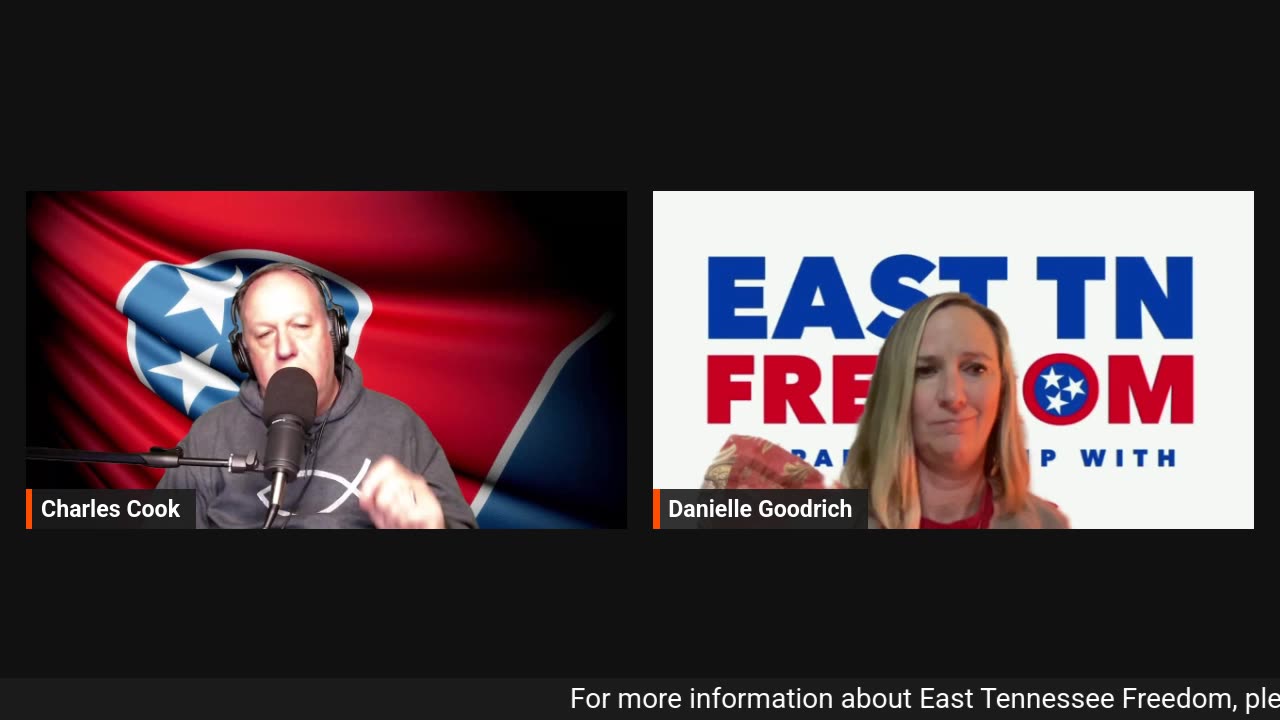 East Tn Freedom`s Danielle Goodrich joins me on the podcast to discuss local and state issues.