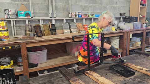 Painting legs