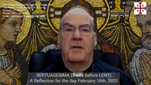 Reflection for Tuesday - February 18th, 2025