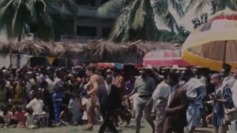 Ghana Head Of State Attending The Annual Ada Festival With Sheikh Aboud Jumbe | August 1974