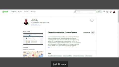 Jack Bosma Upwork