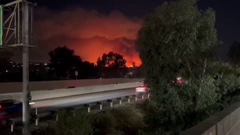 Evacuation orders for Encino area in Los Angeles