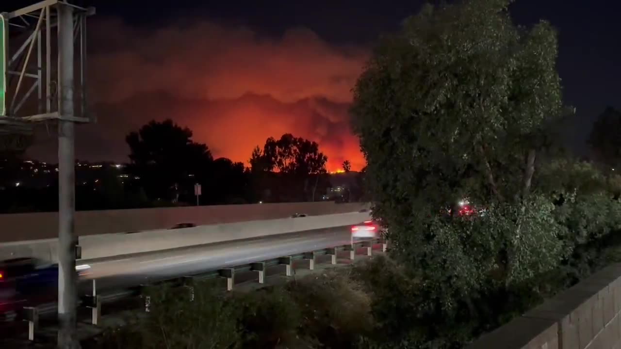 Evacuation orders for Encino area in Los Angeles