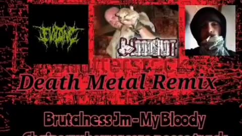 KANNIBAL KANNABIS "MY BLOODY CHAINSAW" DEATH METAL EXTREMELY RARE REMIX