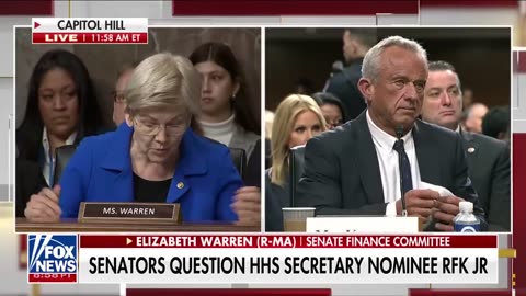 Sen. Elizabeth Warren presses RFK Jr on vaccine lawsuits during heated exchange