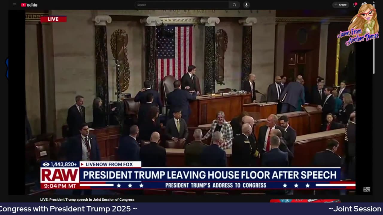 Joint Session of Congress with President Trump