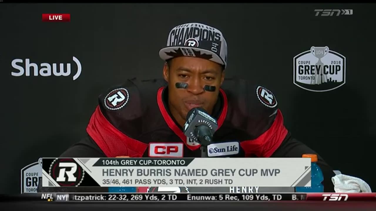 La Coupe Grey 2016 Stampeders de Calgary vs Rouge et Noir D'Ottawa