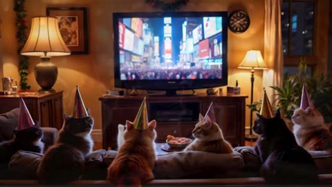 🐾🎉 Cats on New Years Eve 😻✨ - Funny Cats Doing Human Things