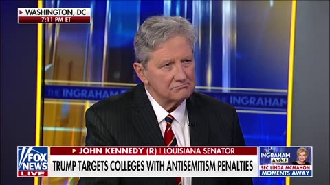 Senator Kennedy on the Columbia terrorist supporting student who was arrested