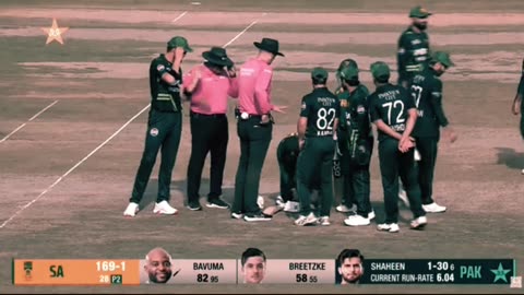 #virel video shaheen afridi vs breetkzee havy fight scene pak vs sa