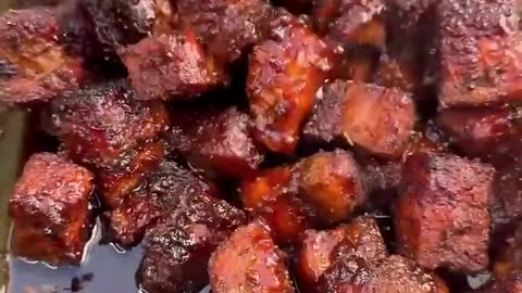 Chipotle honey pork belly burnt ends