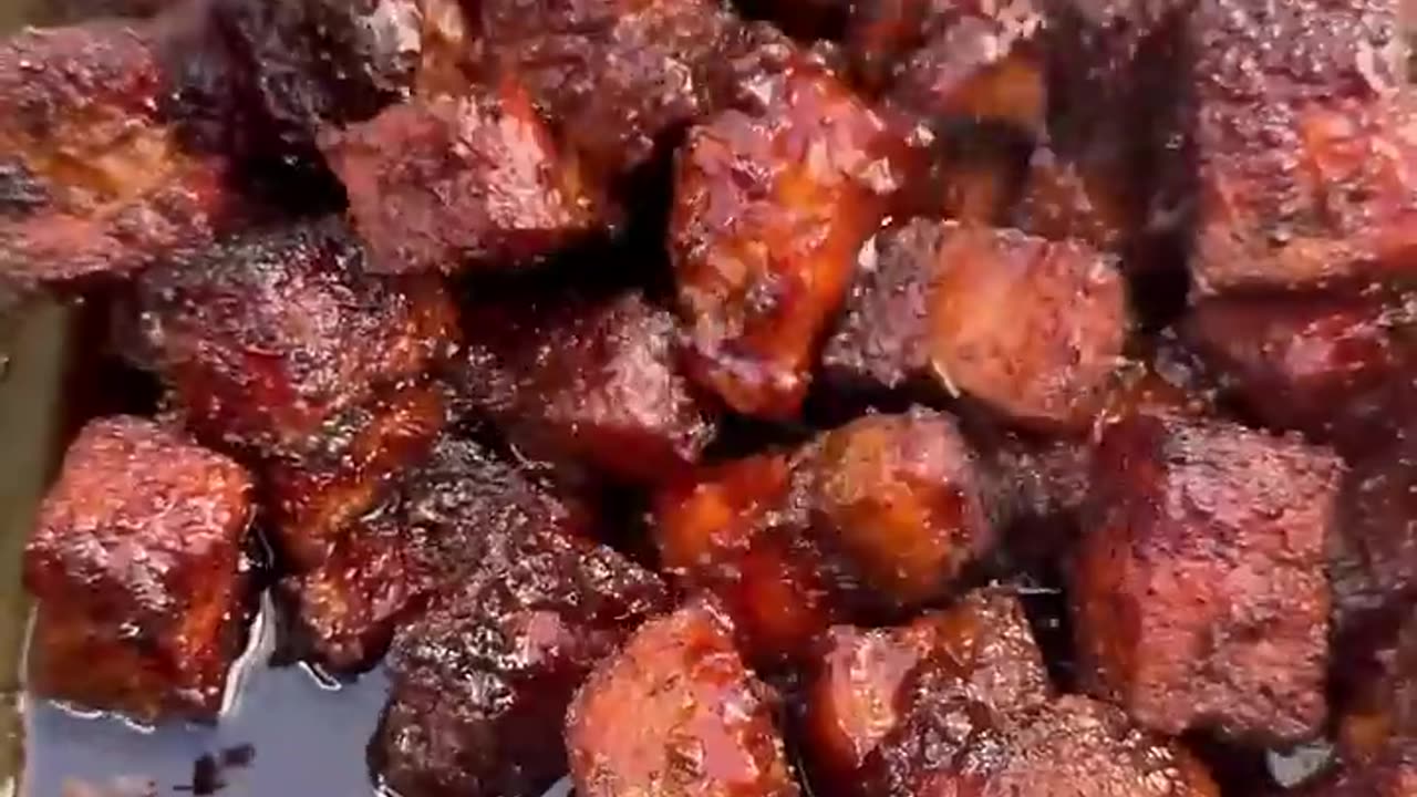 Chipotle honey pork belly burnt ends