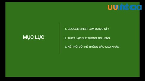 Bài 1 Tổng quan bài giảng