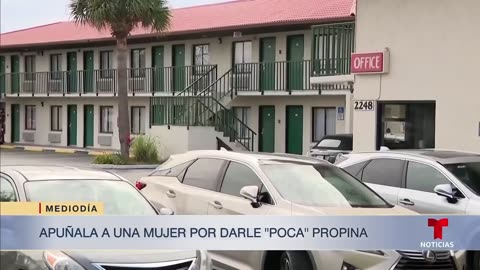 Acusan a repartidora de pizza de apuñalar a una mujer porque le dio poca propina en Florida