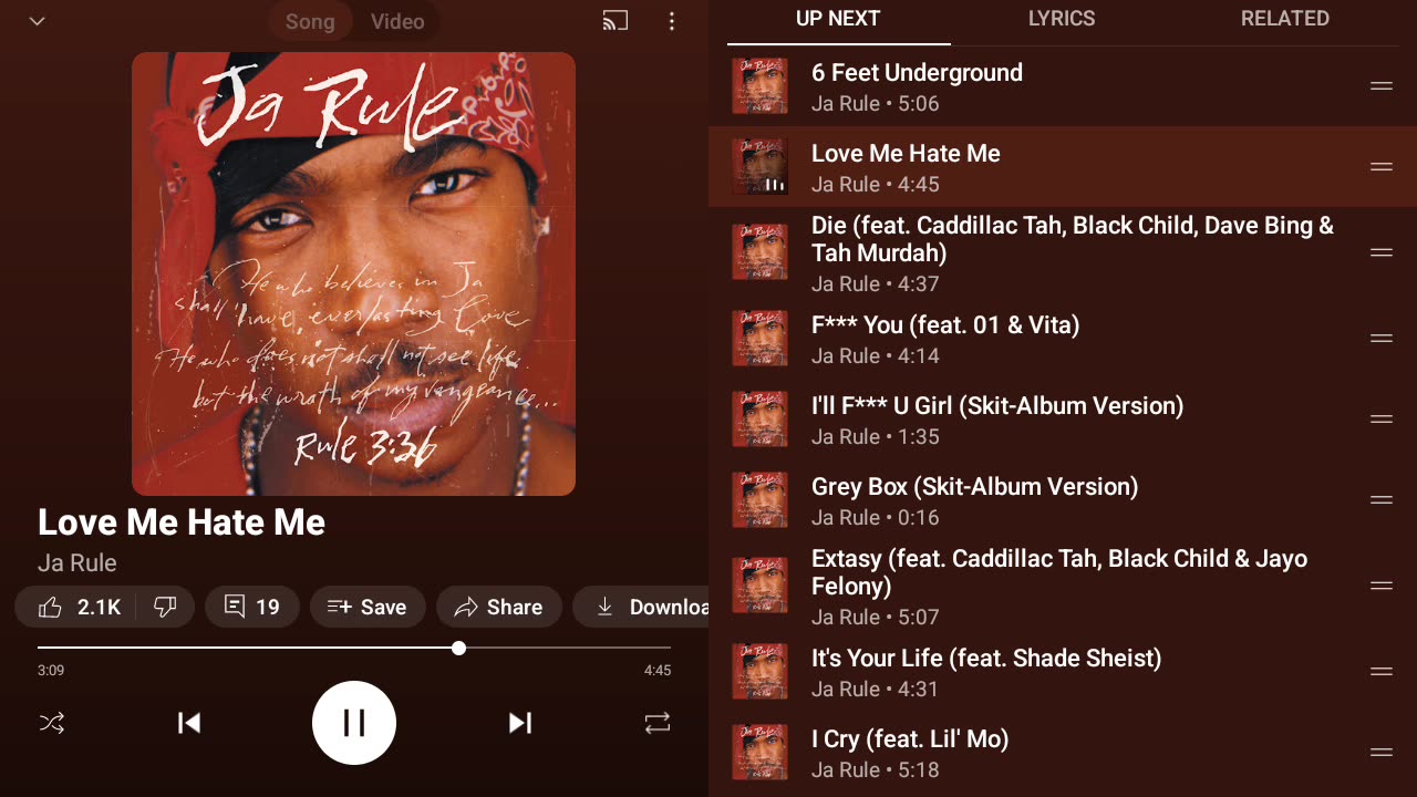 Ja Rule (3:36) Full Album